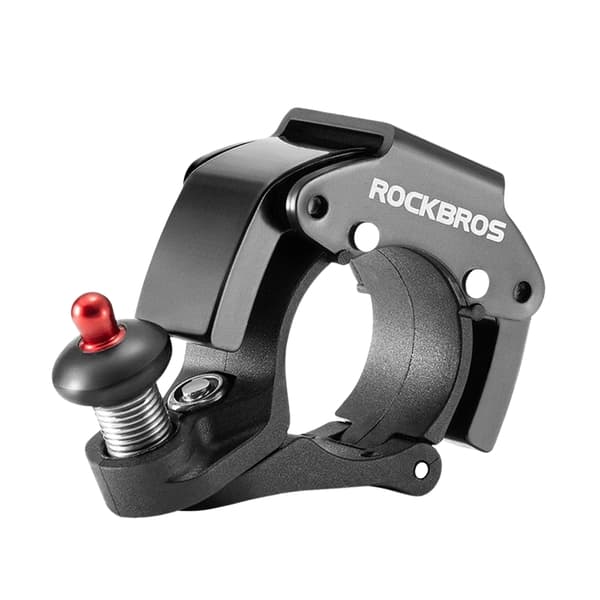 Rockbros C-formet cykelklokke - sort
