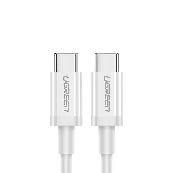 Ugreen USB-C til USB-C PD QC AFC-kabel, 2m - hvit