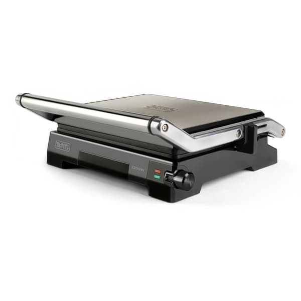 BLACK+DECKER Bordgrill Temp Control 2200W Børstet