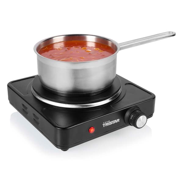 Enkel varmeplate 1500 W, 18,5 cm diameter