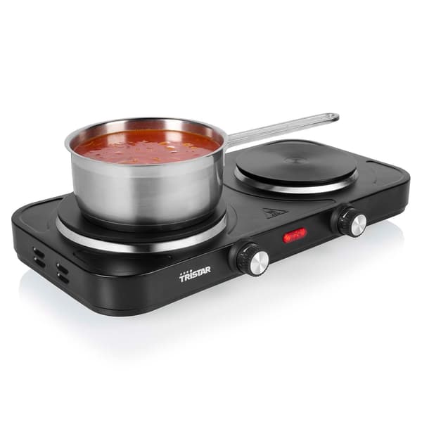 Dubbel värmeplatta 2500W