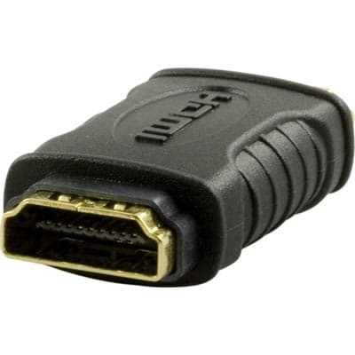 DELTACO HDMI adapter, hun til hun, sort