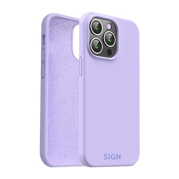 Liquid Silikone Cover til iPhone 15 Pro - Lavendel