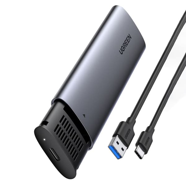 Ugreen harddiskskuff M.2 B-Key SATA 3.0 5Gbps + USB-C-kabel