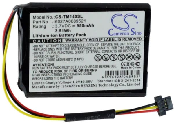 Batteri til Tomtom Go 50 mfl