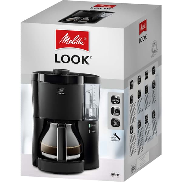 Kaffemaskine, 1,25L, AromaSelector, Sort