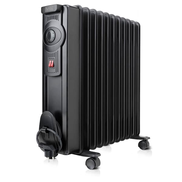 BLACK+DECKER Olievarmer 2000W Sort