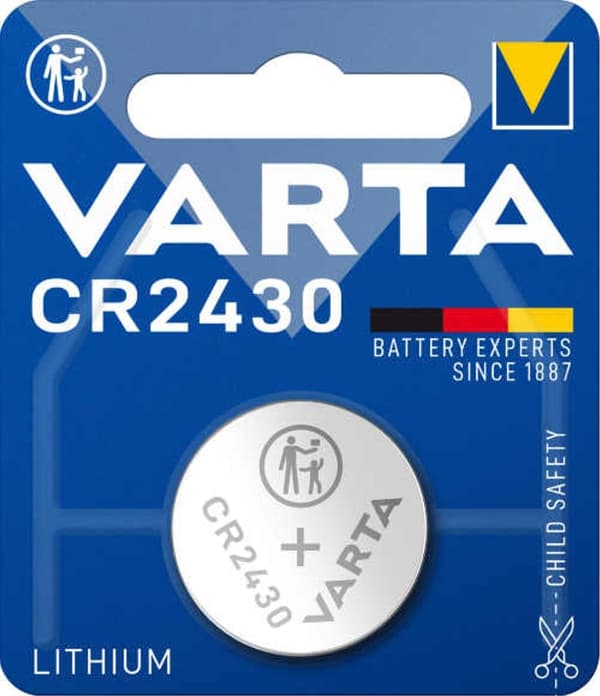 VARTA Lithium Coin knappcellebatteri CR2430