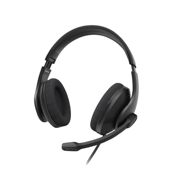 HAMA Headset PC Office Stereo On-Ear HS-USB250 V2 Sort