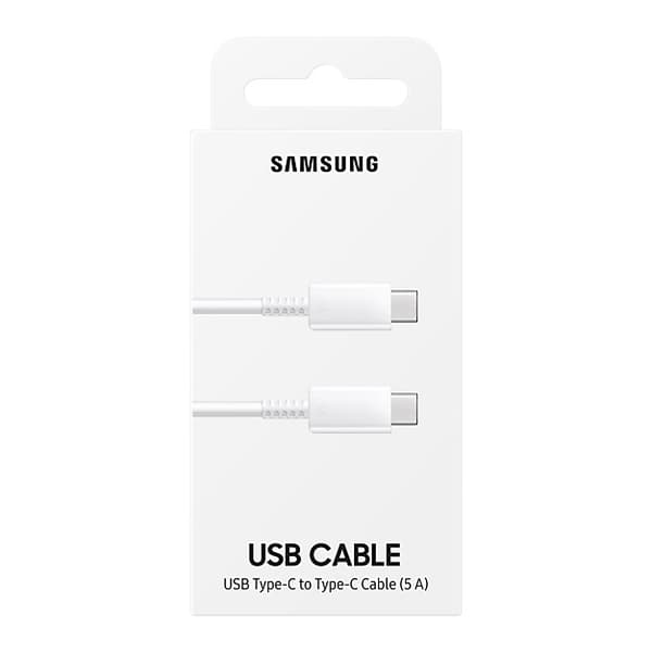 Samsung USB-C til USB-C Kabel 5A - Hvid