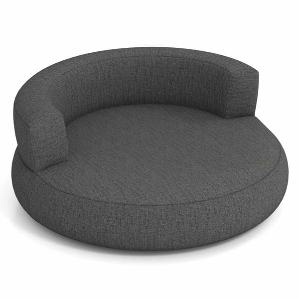 Oppblåsbar lenestolsofa med avtakbart trekk, grå