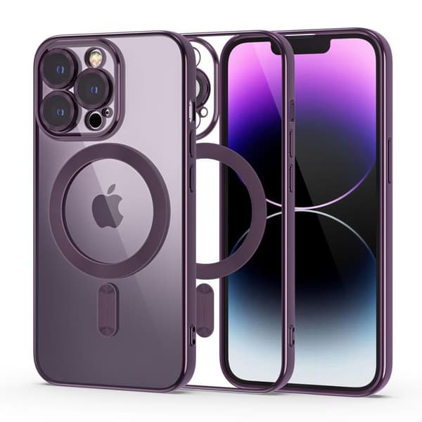 Tech-Protect Magshine Magsafe Case For Iphone 14 Pro - Purple