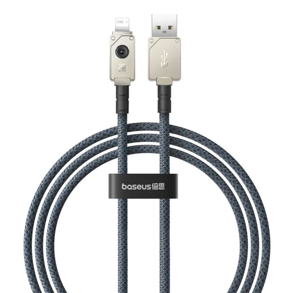 Baseus Snabbladdningskabel USB-A till Lightning, 480mbps, 1m - Vit