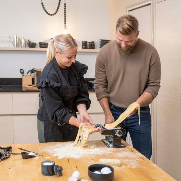 Pastamaskin – Rustfritt stål, justerbar tykkelse