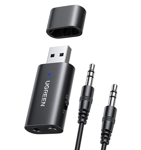Ugreen Bluetooth Modtager & Sender + AUX 3,5 mm