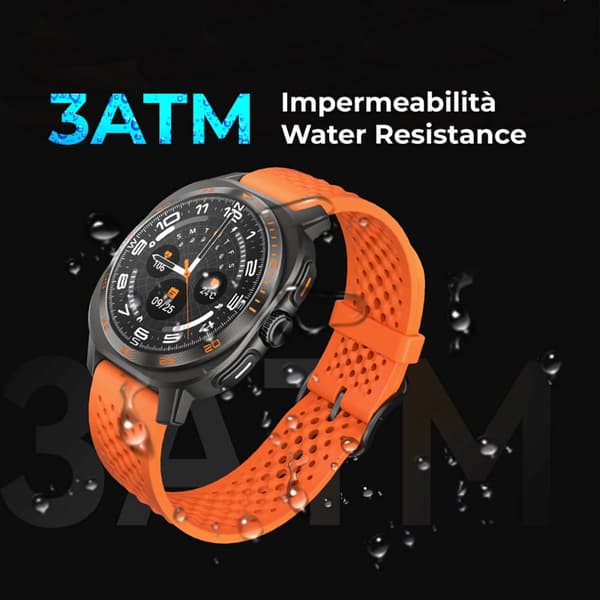 Smartklocka med 2 armband – Fitnesstracker