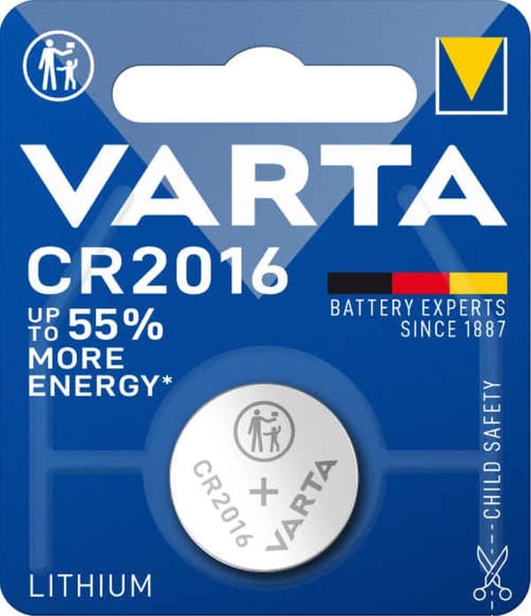 VARTA Lithium Coin knapcelle batteri CR2016