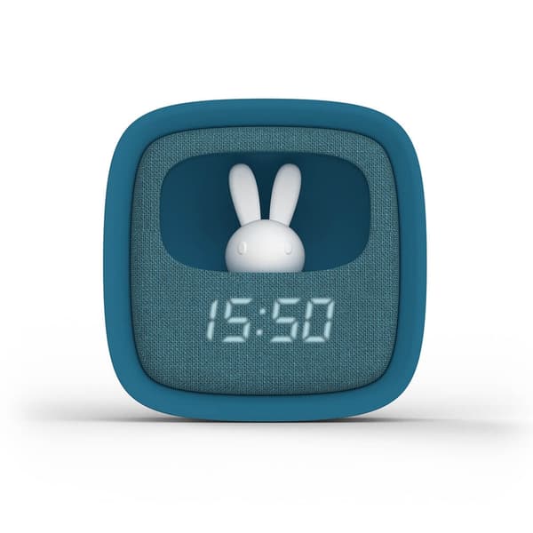 MOB Vekkerklokke med lys Billy Clock Mørkeblå