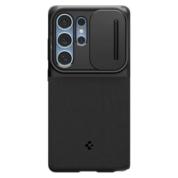 Spigen Samsung Galaxy S25 Ultra Optic Armor-deksel - Svart