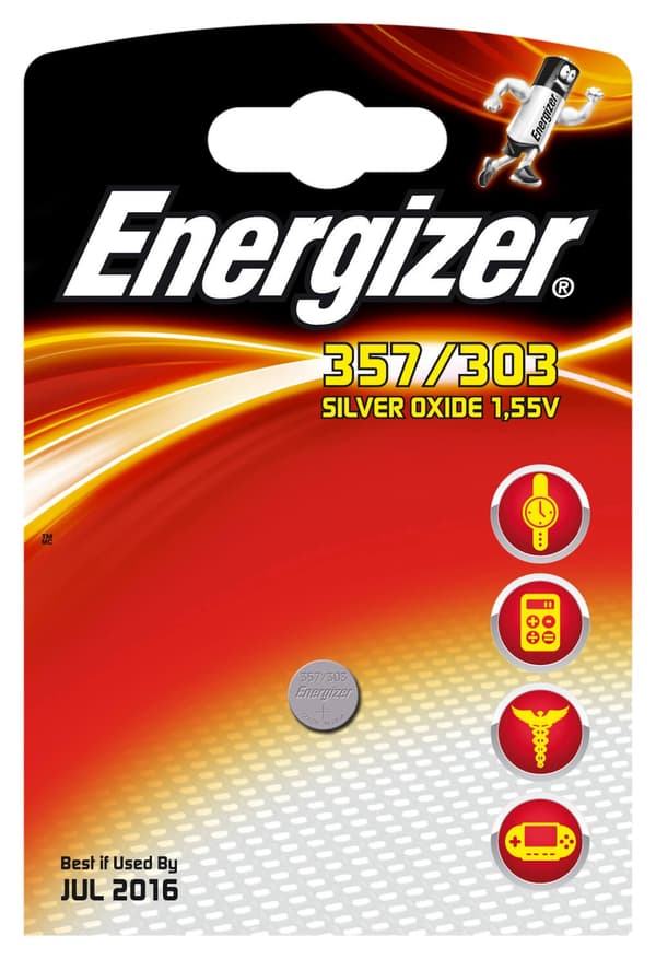 ENERGIZER Batteri 357/303 1-pak