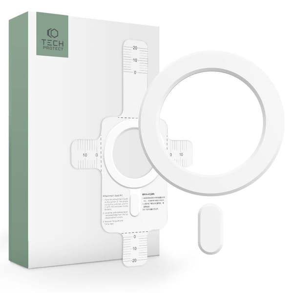 Tech-Protect Magmat Magsafe Magnetisk Ring Universal - Hvid