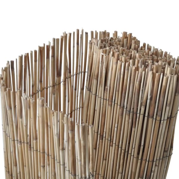 vidaXL Hagegjerde 600x80 cm siv