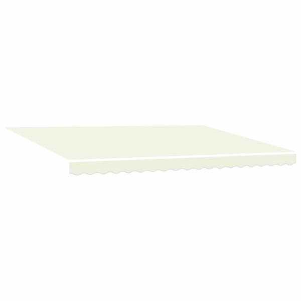vidaXL Markisram Grädde 450 × 300 cm Polyester med PU-beläggning