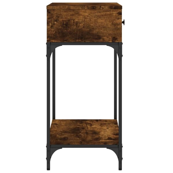 vidaXL Konsollbord sonoma eik 75x34,5x75 cm konstruert tre