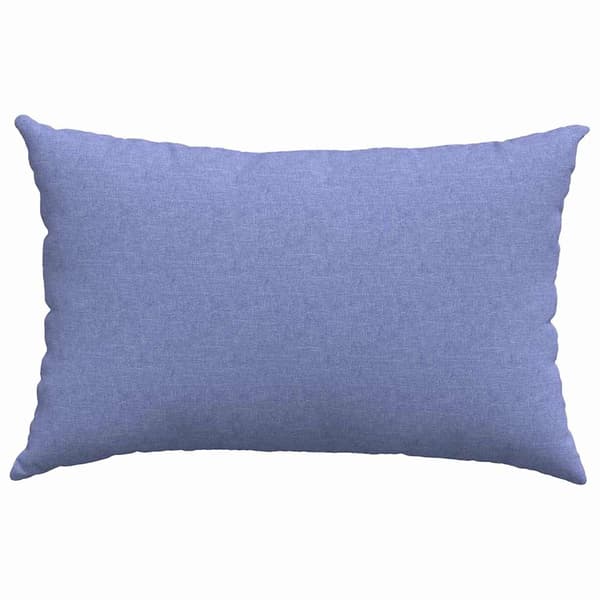 vidaXL Soffkuddar 2 st Blå 60 x 40 cm tyg
