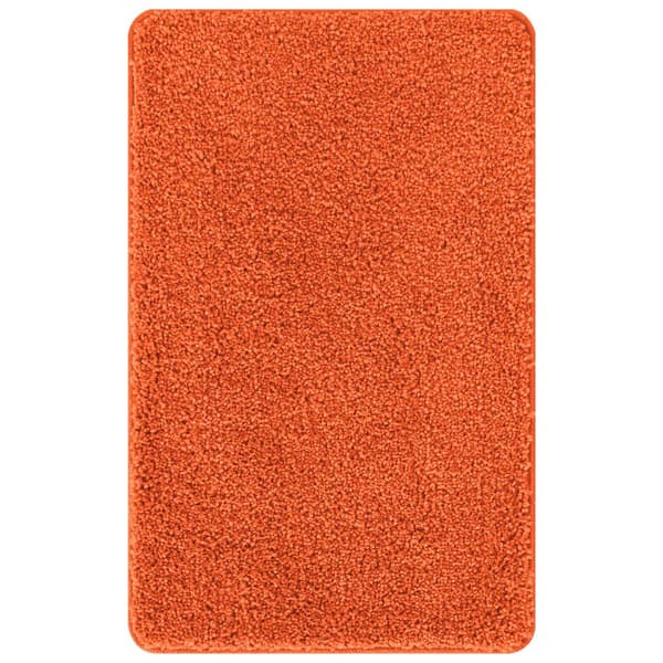 vidaXL Badmatta Orange 60 x 90 cm Polypropylen