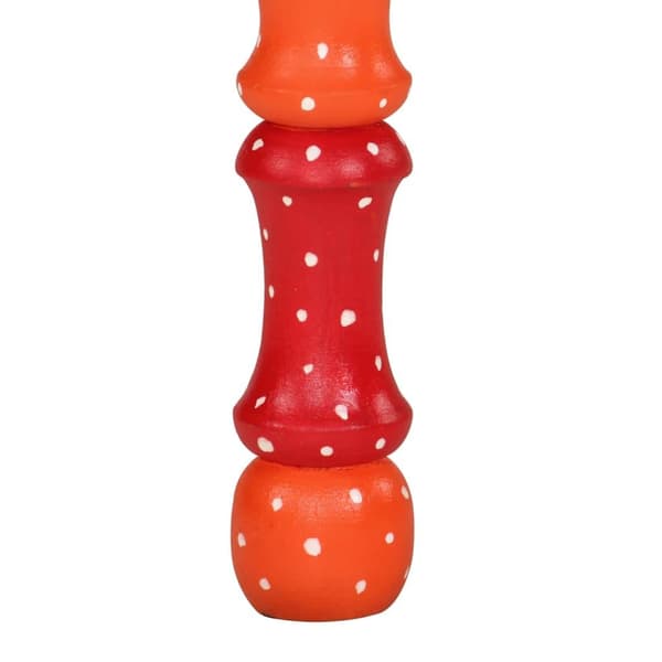 vidaXL Soffbord orange handmålat massivt mangoträ