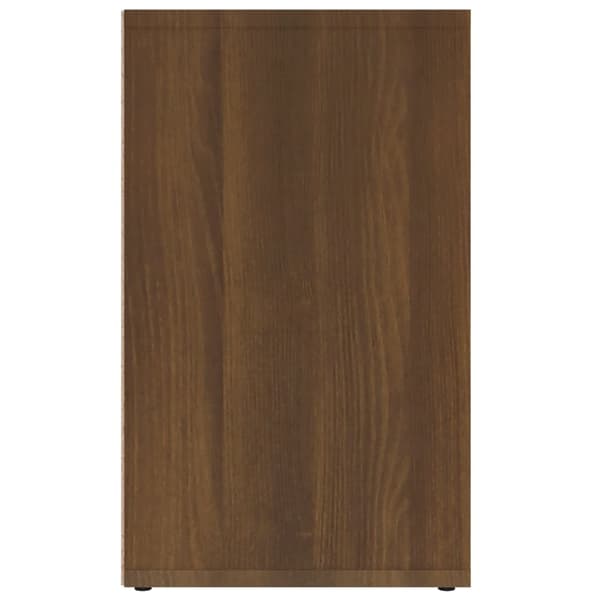 vidaXL Skoskap brun eik 52,5x30x50 cm
