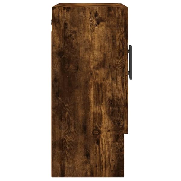 vidaXL Veggskap røkt eik 60x31x70 cm konstruert tre