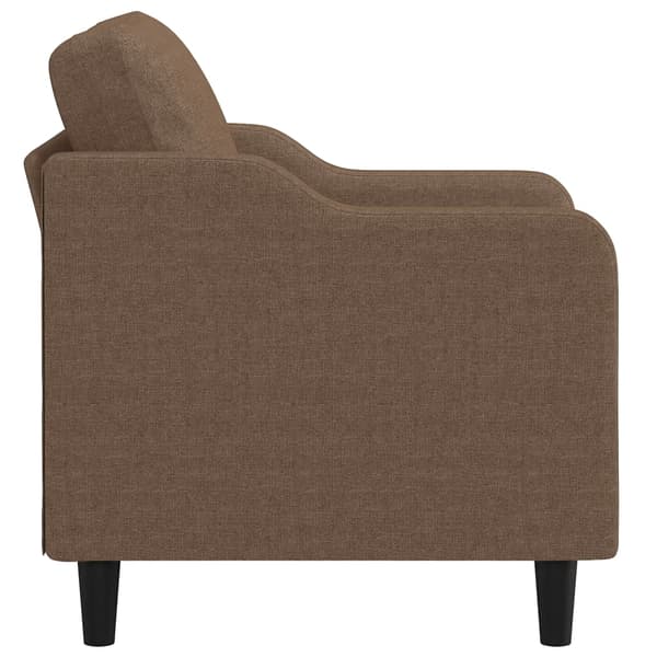 vidaXL Fåtölj brun 60 cm tyg