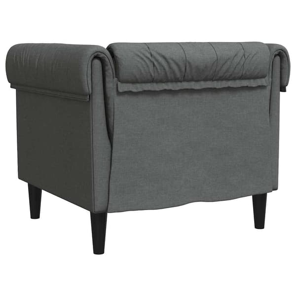 vidaXL Sofa Mørkegrå 78,5 x 74,5 x 74,5 cm Polyester