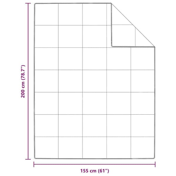 vidaXL Vinter Täcke Vit 155 x 200 cm Fjäder