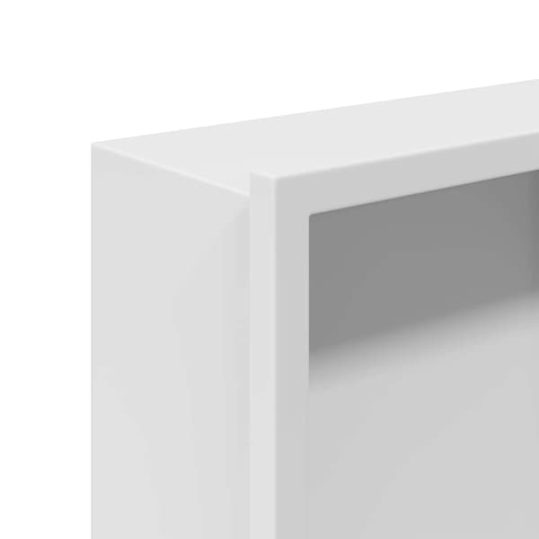 vidaXL Dusjniche Hvit 45 x 30 x 9.5 cm Rustfritt Stål