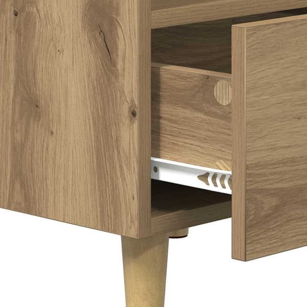 vidaXL Sengeskap 2 pcs Artisan Eik 40 x 35 x 47.5cm Konstruert tre