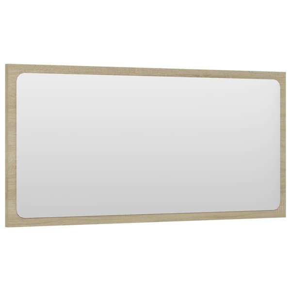 vidaXL Baderomsspeil sonoma eik 80x1,5x37 cm sponplate
