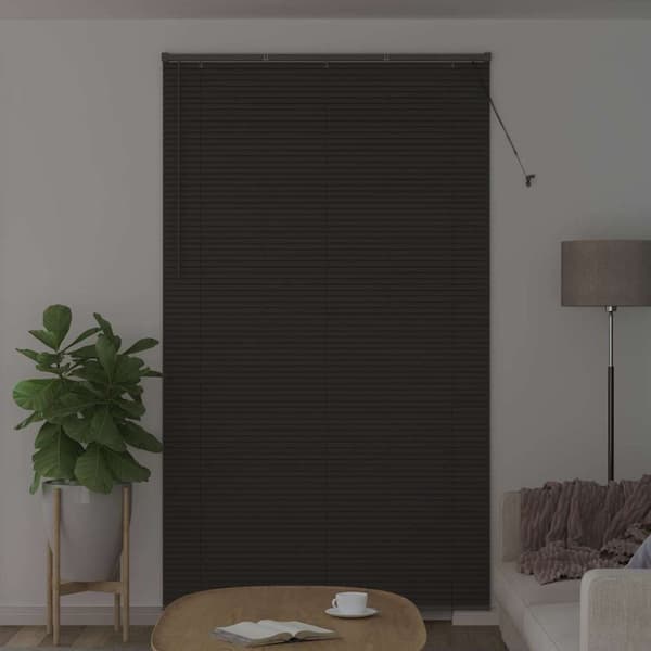 vidaXL Persienner Mörkgrå 220 x 130 cm Aluminium