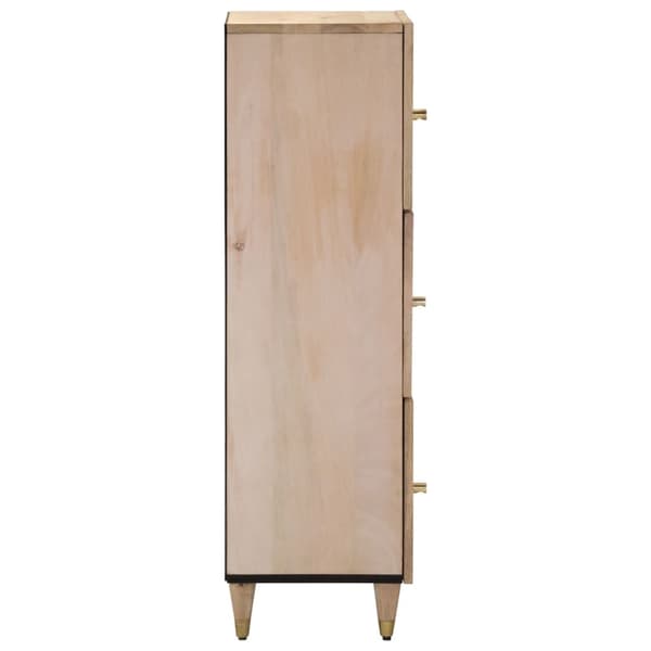 vidaXL Highboard 40x33x110 cm heltre mango