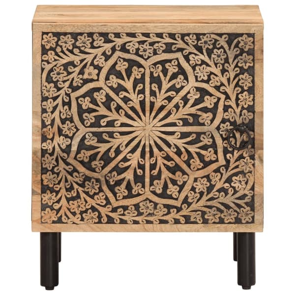 vidaXL Nattbord 40x33x46 cm heltre mango