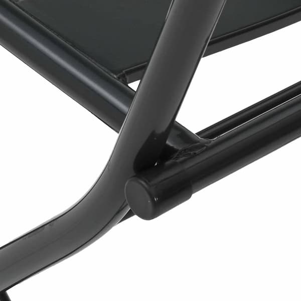 vidaXL Trädgårds Bistro Set 3 pcs Antracit Stål