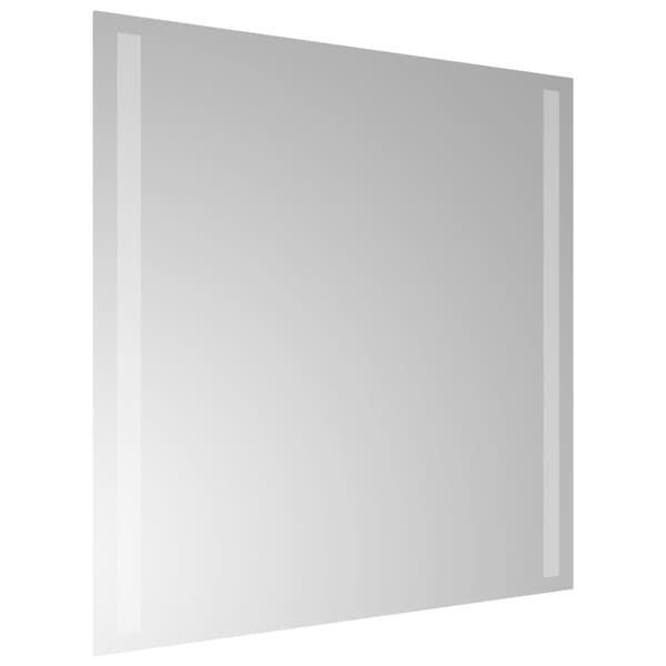 vidaXL Baderomsspeil med LED 50x50 cm