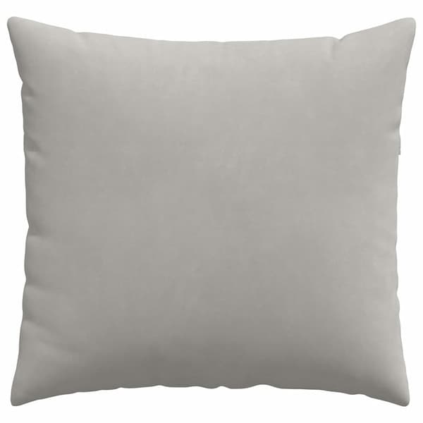 vidaXL Soffkuddar 2 st Ljusgrå 45 x 45 cm tyg