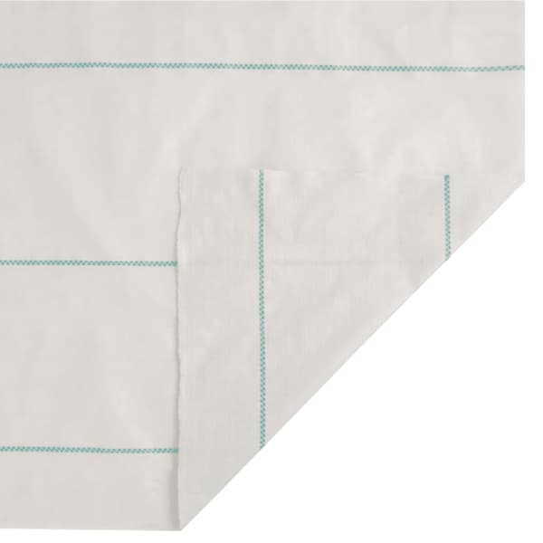 vidaXL Kontrollmatte for ugress hvit 2x10 m PP