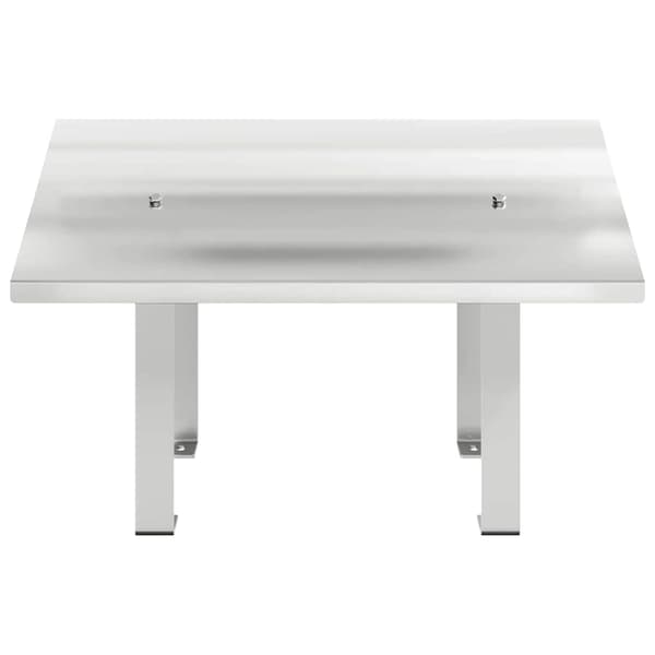 vidaXL Pipehette sølv 50 x 50 x 37 cm Rustfritt Stål