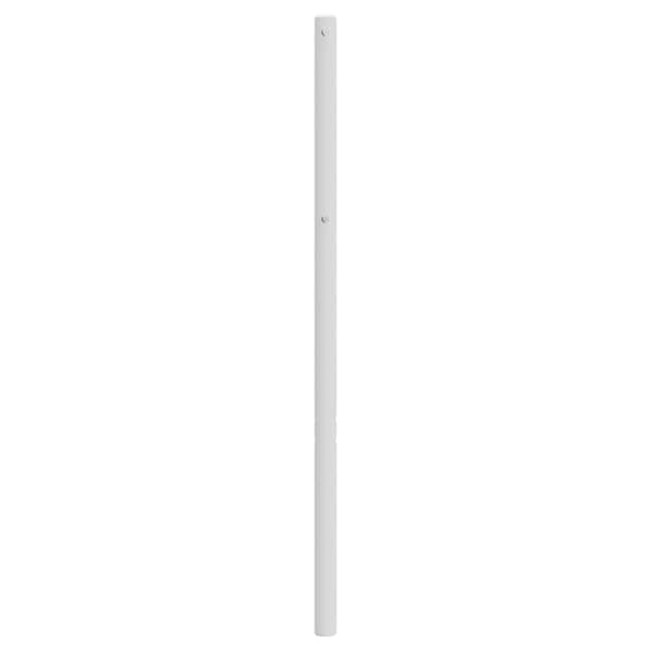 vidaXL Utskiftbar sengegavl i metall hvit 193 cm