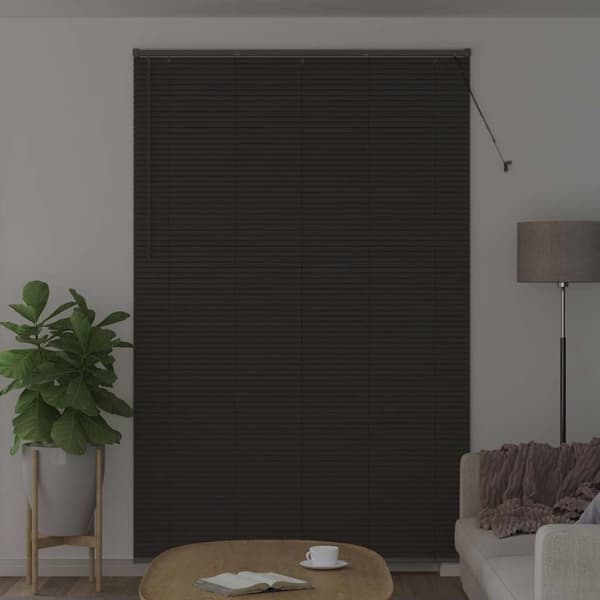 vidaXL Persienner Mörkgrå 220x150cm Aluminium
