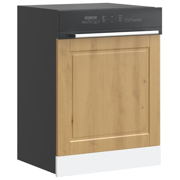 vidaXL Oppvaskmaskin panel artisan eik 60x1,5x57 cm konstruert tre